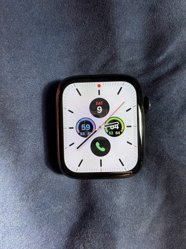 44mm space black milanese loop