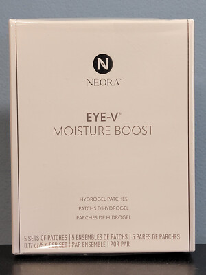 Neora Eye-V Moisture Boost Hydrogel Patches - 5 Sets of Patches - New! Exp 12/25
