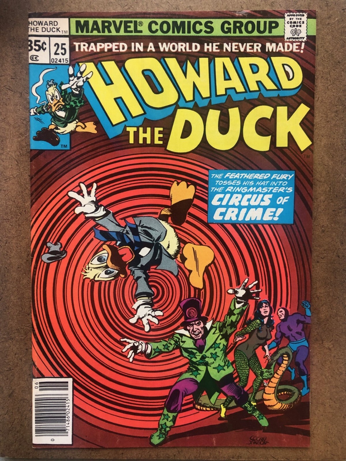 Howard The Duck 25 FVF 7.0 OW Pages 1978 Marvel | eBay