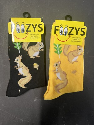Squirrel Tree Ground Squirrels Cute Rodents Animal 2 Pairs Foozys Women's Socks 