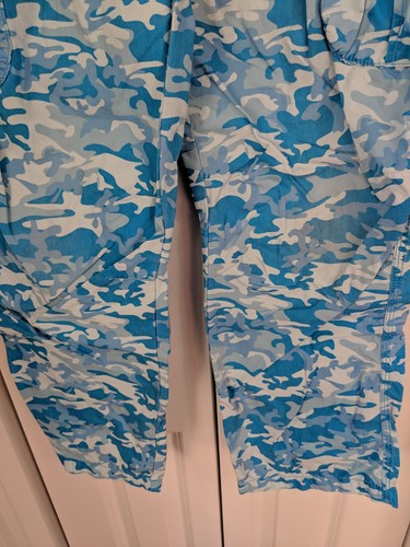 Kid's Youth L.L. Bean Camouflage Pants Blue Size 16