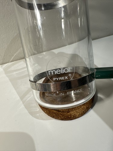 Melior Pyrex Espresso Coffee Press, 3 Cups, Travel Size