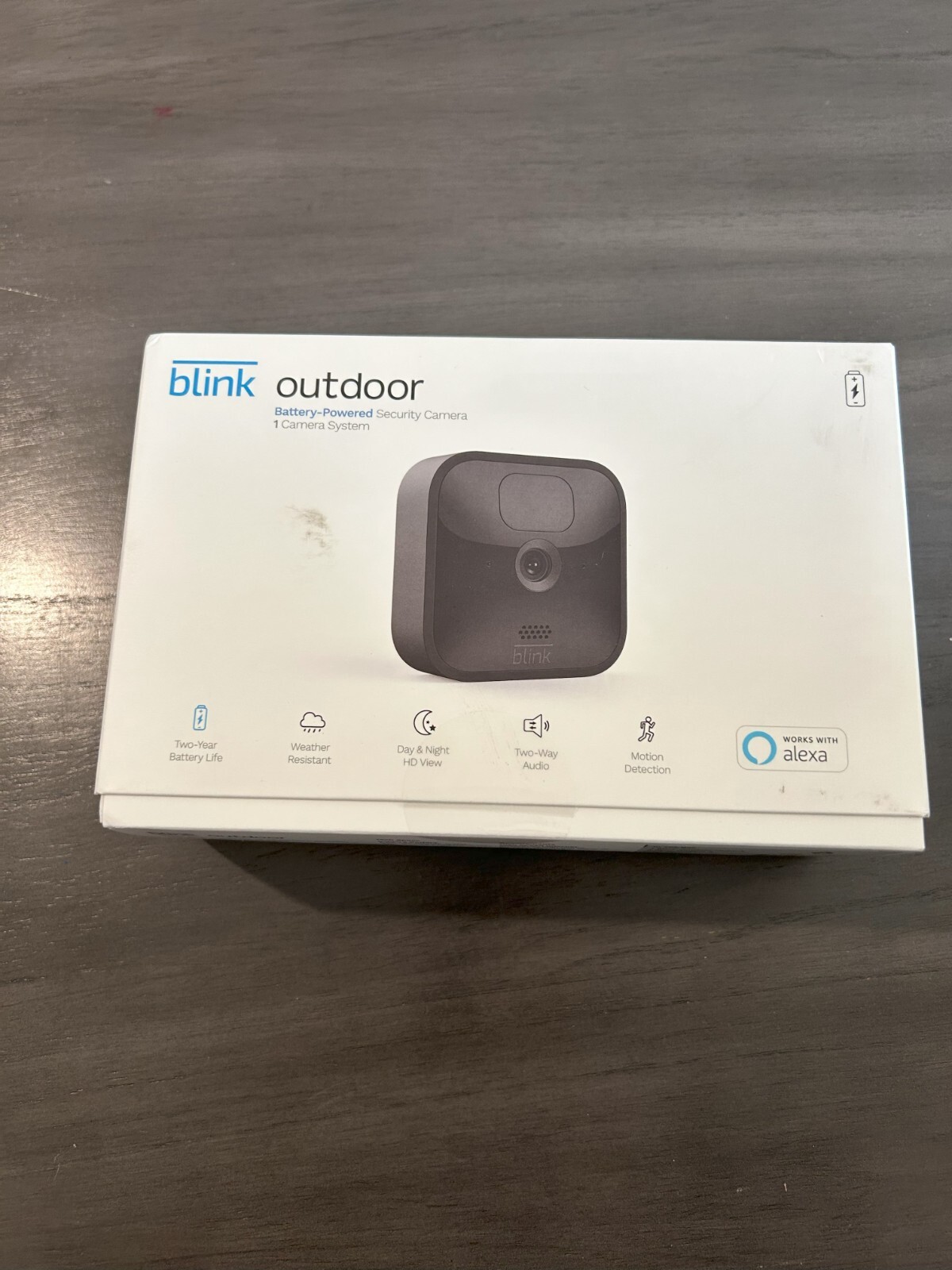Blink Outdoor Battery Powered Security Camera (factory sealed in box)