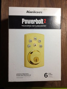 Kwikset 907 Powerbolt 2.0 Electronic Deadbolt featuring SmartKey in
