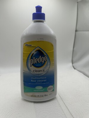 Pledge Clean It Multi Surface Floor Cleaner Rainshower Scent 27 oz Shelf Ware