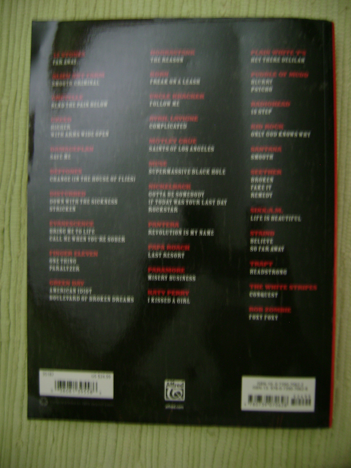Rock Charts Guitar 2000-2009 - Deluxe Decade Edition (Alfred Music Publishing)