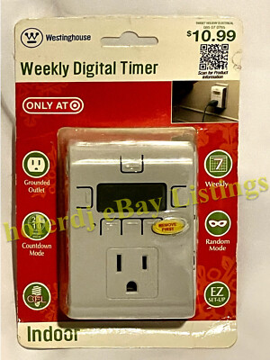 Westinghouse Digital and Analog Timer (Daily and Weekly)