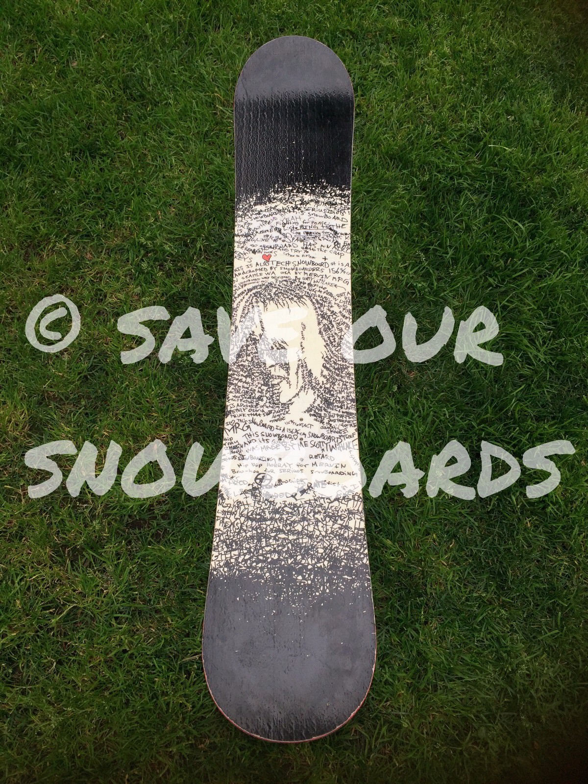 Lib Tech Scotty Wittlake I ❤️ Lib textured top snowboard Lib Tech Scotty Wittlake I ❤️ Lib textured top snowboard