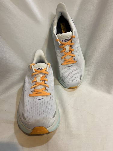 ウォーキング・ランニングウェア HOKA ONE ONE CLIFTON 8 9.5 US Hoka One One Clifton 8 Women Size 9.5 B 1119394BDBBW White