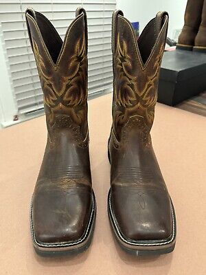 Justin Boots Size 11EE Square Toe Never Worn