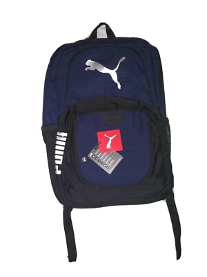 Puma New Contender Backpack Fully Padded, 15  Laptop Pocket Navy Blue