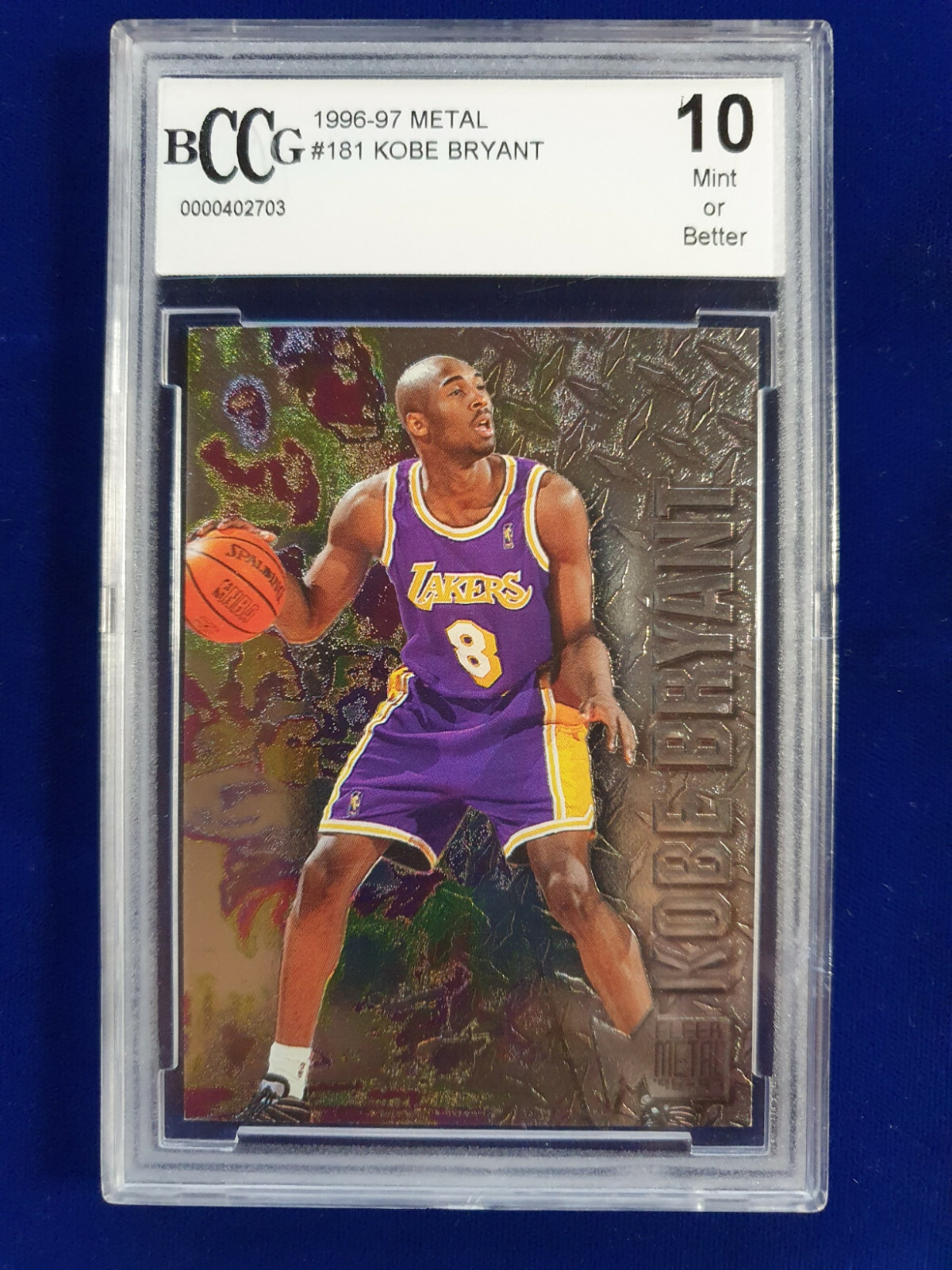 96-97 l Cyber-l Kobe バスケットボール 96-97 l Cyber-l Kobe バスケットボール 1997 NBA Cyber Metal