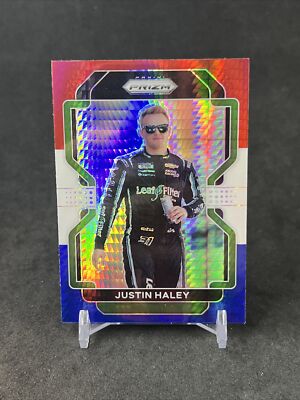2022 PRIZM RACING Red White Blue Prizm Justin Haley #18