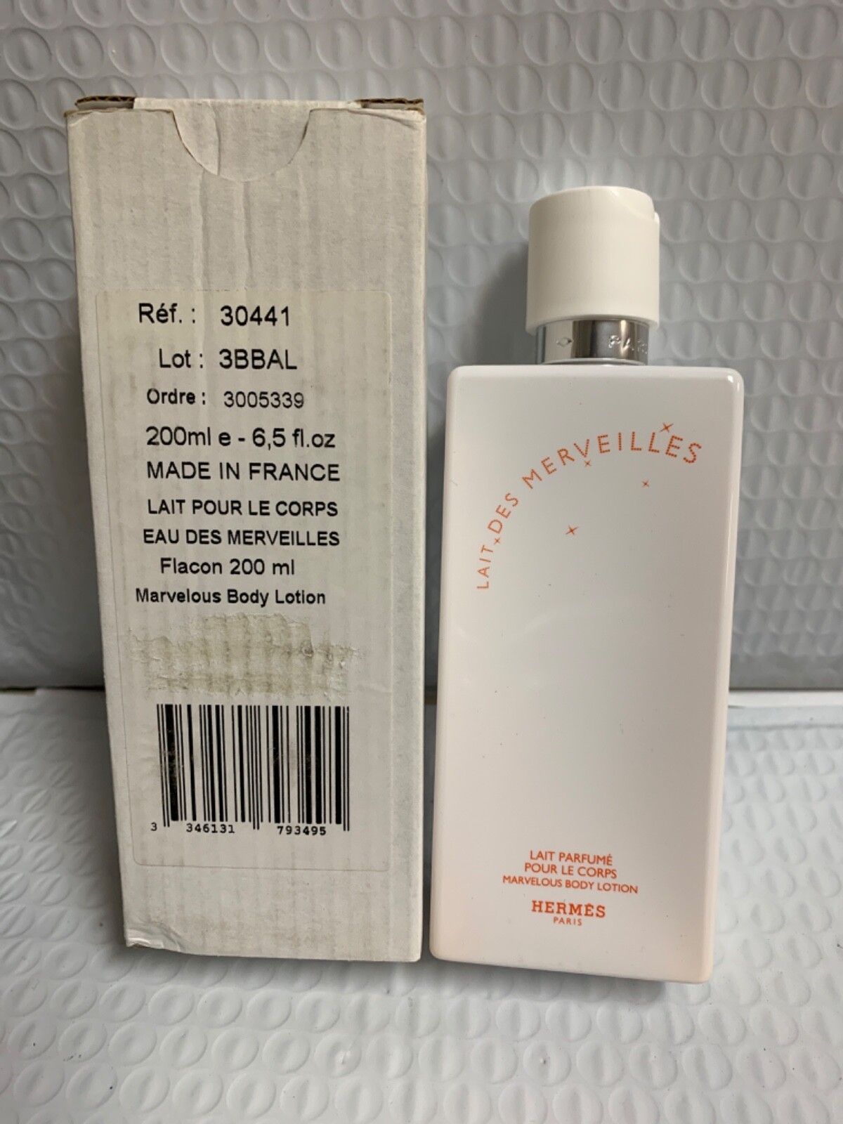 【200ml】HERMES MERVEILLES BODY CREAM Hermes Lait Des Merveilles Body Lotion for Women 6.5 oz