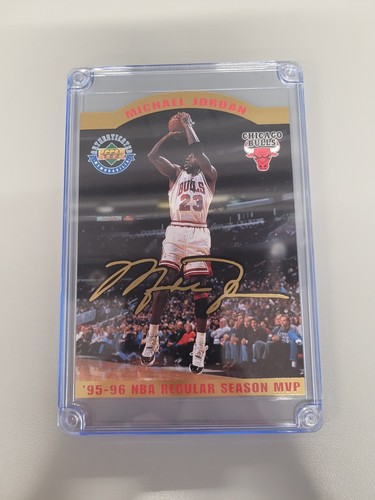 1996 Upper Deck Michael Jordan 95-96 NBA Regular Season MVP