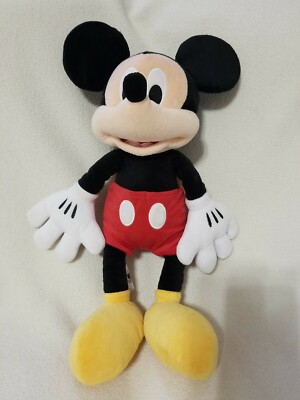 Disney 16' Plish Mickey Mouse Plush Stuffed Toy-Excellent Condition