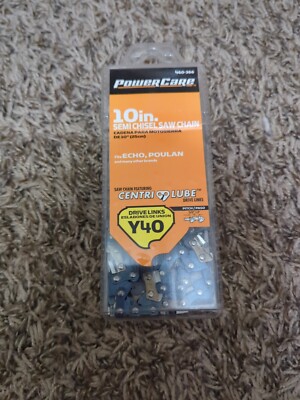 Chain Saw 10 in. Semi Chisel chain fits Echo, Poulan etc Power Care Y40 460-366