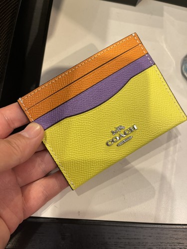 カードケース・名刺入れ COACH Bicolor Colorblock Card Case F86927 COACH Bicolor Colorblock Card Case F86927 (Coach/カード