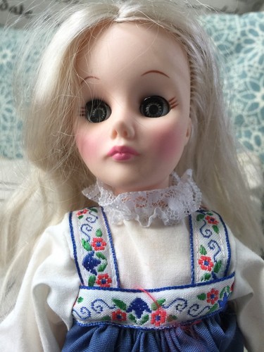 VTG 1975 Effanbee Doll Lot Of 2 Plastic Molded Bodies Character Dress Nostalgic