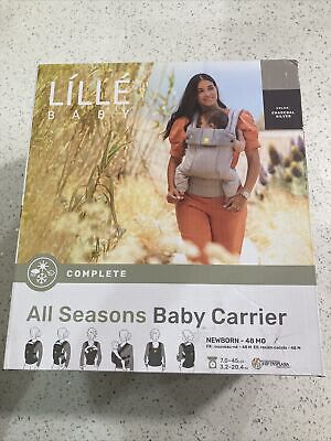 LILLEbaby Complete All Seasons Ergonomic 6-in-1 Stone/Charcoal Silver
