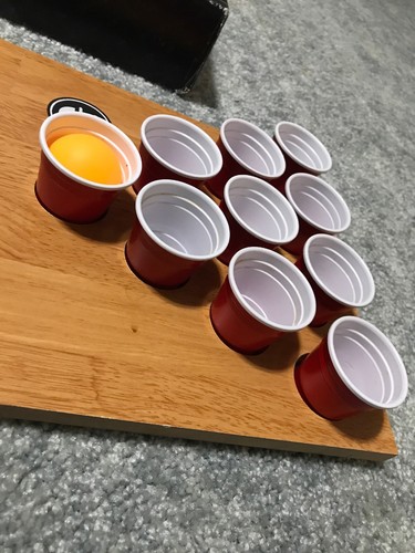 Mini Portable Folding Beer Pong Mini Folding Game board 20 cups LNC