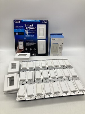 Feit Electric Wi-Fi Smart Dimmer-Lot of 27 (Pre-Owned)-SOLD AS-IS