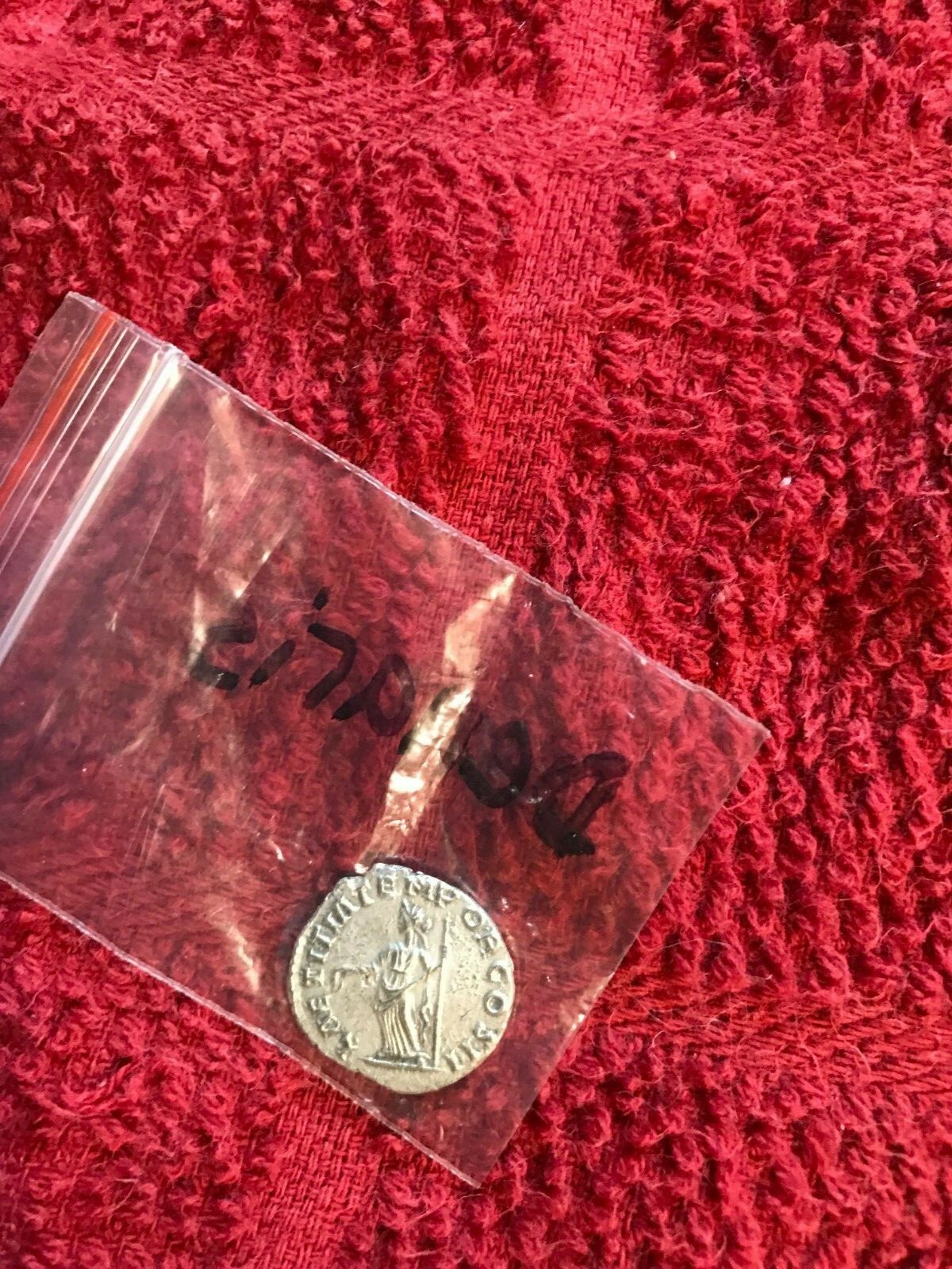 Ancient Denarius Coin. Silver