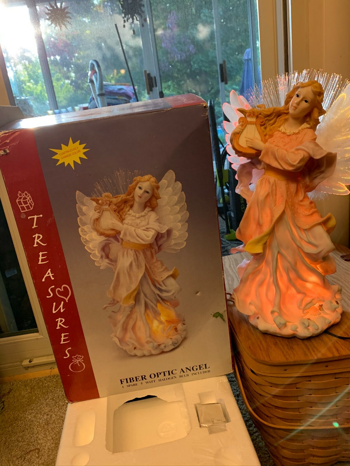 置物 angel Alpine Corporation 19 in. Tall Old World Guardian Angel