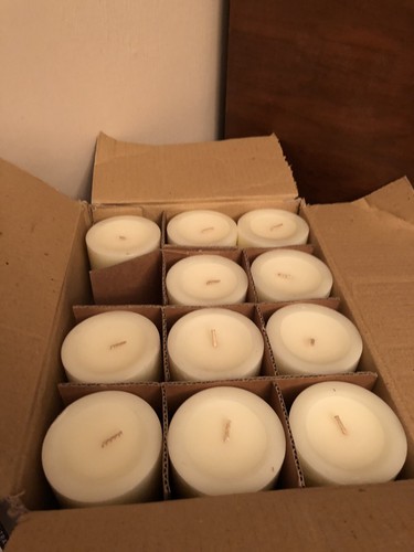 NEW 11 Count Ivory Pillar Candles Richland 6002 2.8