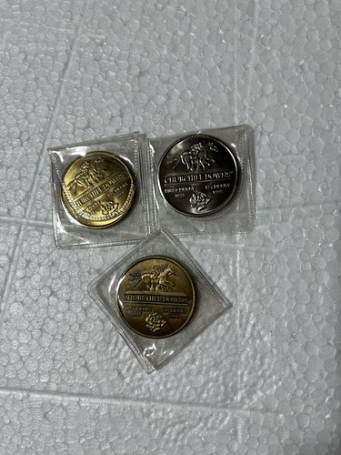 KENTUCKY DERBY 124 Coins Gold Silver Bronze Commemorative