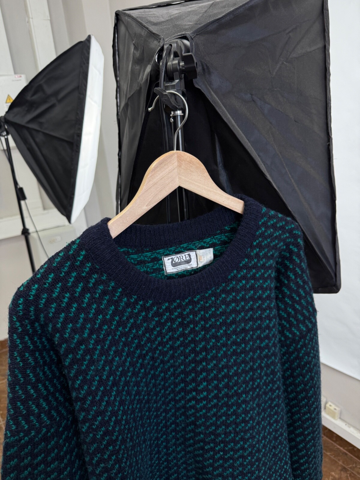 🇳🇴 Vintage 90s ORE Wool Norwegian Knitwear Sweater Norway Y2K