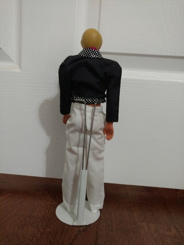 1982 Sunsational Ken Doll Wearing Dinner Date #4947 Stand Included