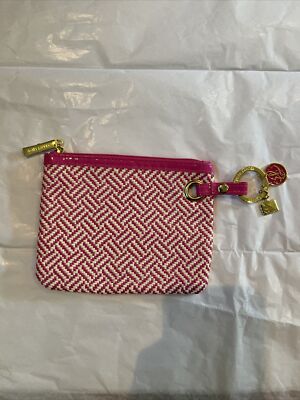 Ester Lauder zip Case With Charms NEW