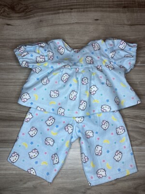 16 -18  Cabbage Patch Kids Kitty Cats Flannel Pajamas Pjs CPK Clothes