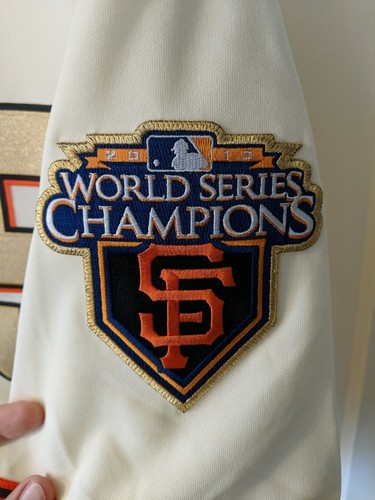 Dan Runzler Giants 2011 Ring Ceremony Game Worn Used Jersey