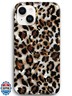 J.west Case Compatible with iPhone 15 Plus Case 6.7, Luxury Sparkle Translucent Clear Leopard Cheetah Print Pearly Design Soft Silicone Slim TPU Protective Phone Case Cover for Girls Women (Bling)