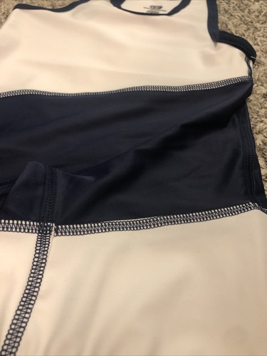 New with Tag Cliff Keen  Wrestling Singlet XXXS Navy & White