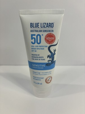 Blue Lizard Australian Sunscreen SPF 50-3oz Sensitive Mineral Sunscreen-exp11-25
