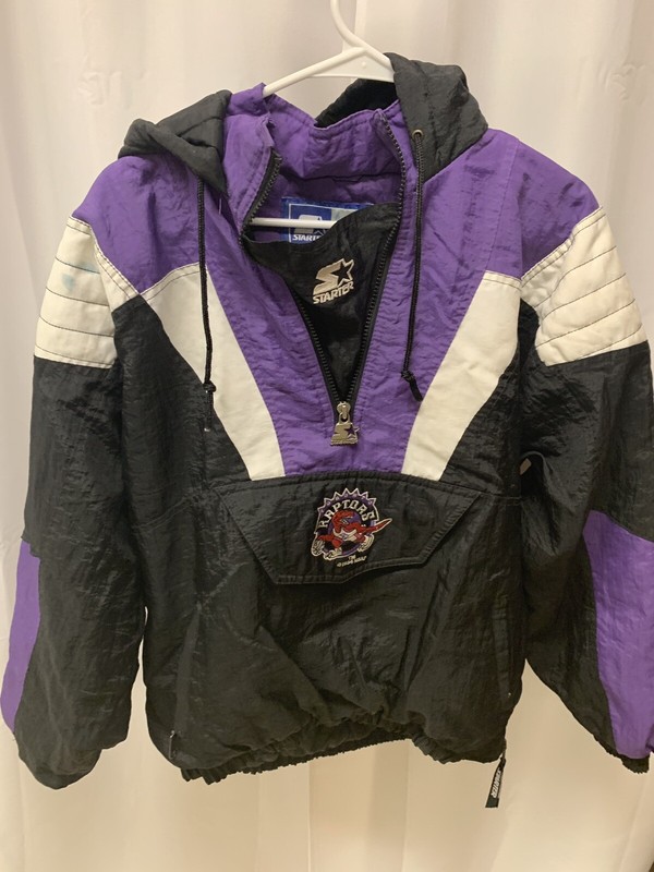 vintage raptors starter jacket