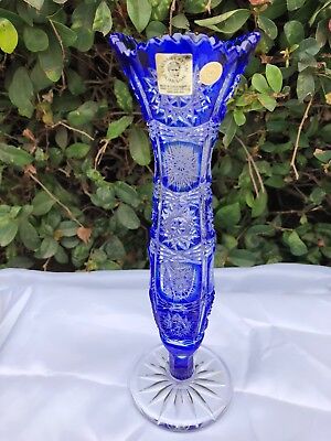 Vases Cobalt Blue Cut Vatican