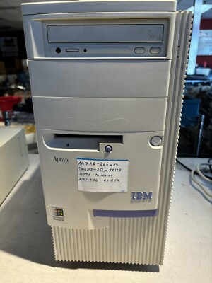 VERY RARE VINTAGE IBM APTIVA E26 / K6 / 266MHZ / 128 MB RAM / 4.1GB HDD / Win95