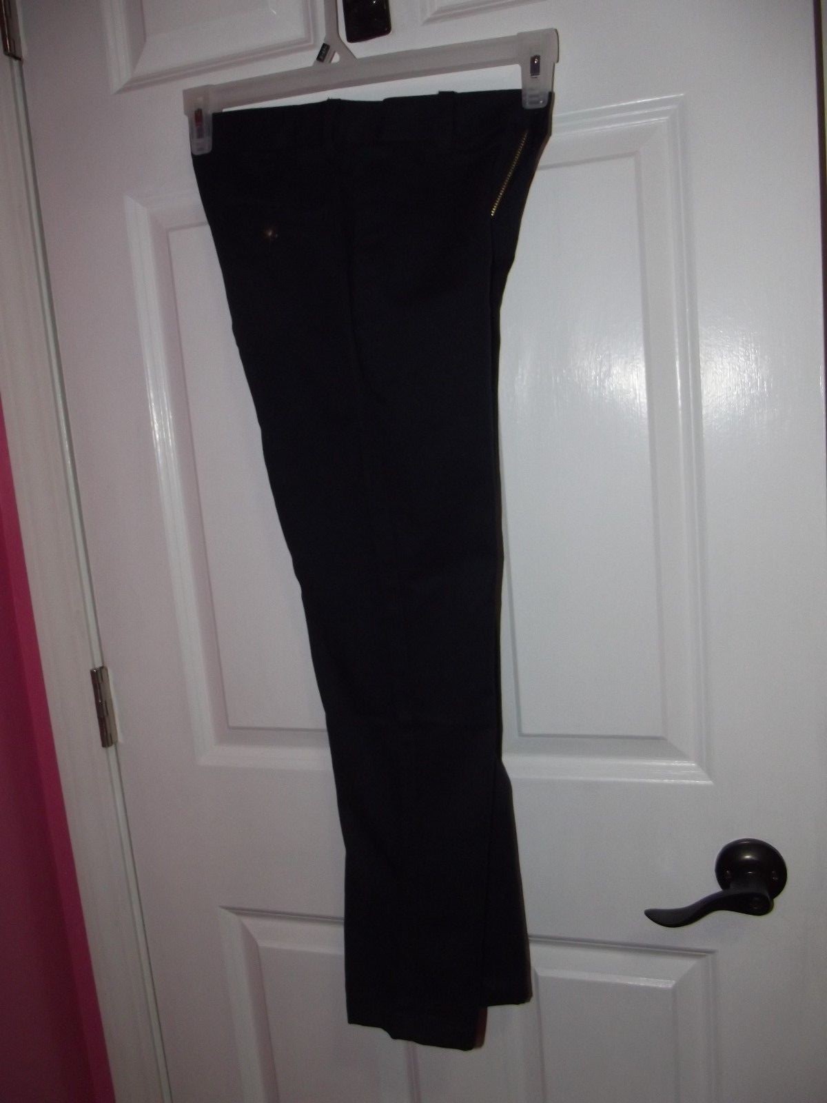 Boys GEORGE Straight Fit Navy Blue Pants~Adjustable Waist~Wrinkle Resistant~NWT