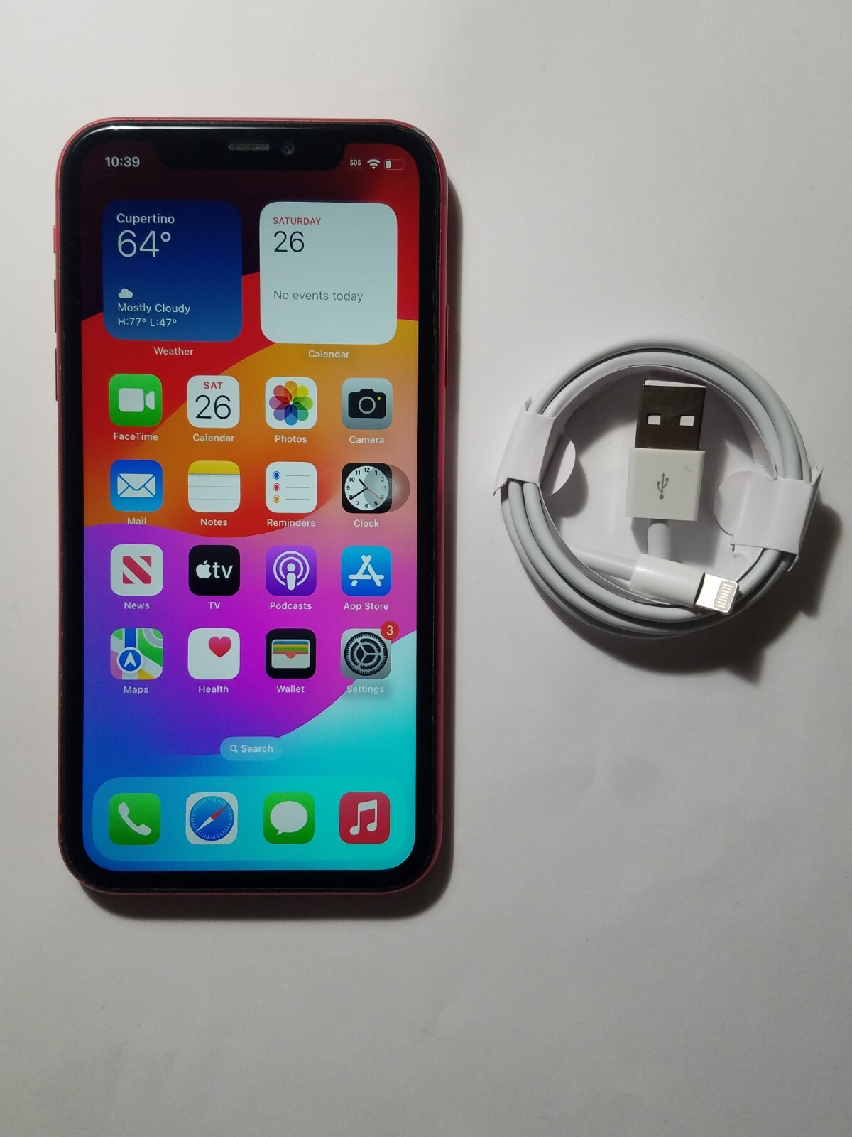 Factory Unlocked Apple iPhone 11 64GB Cherry Red GSM Cell