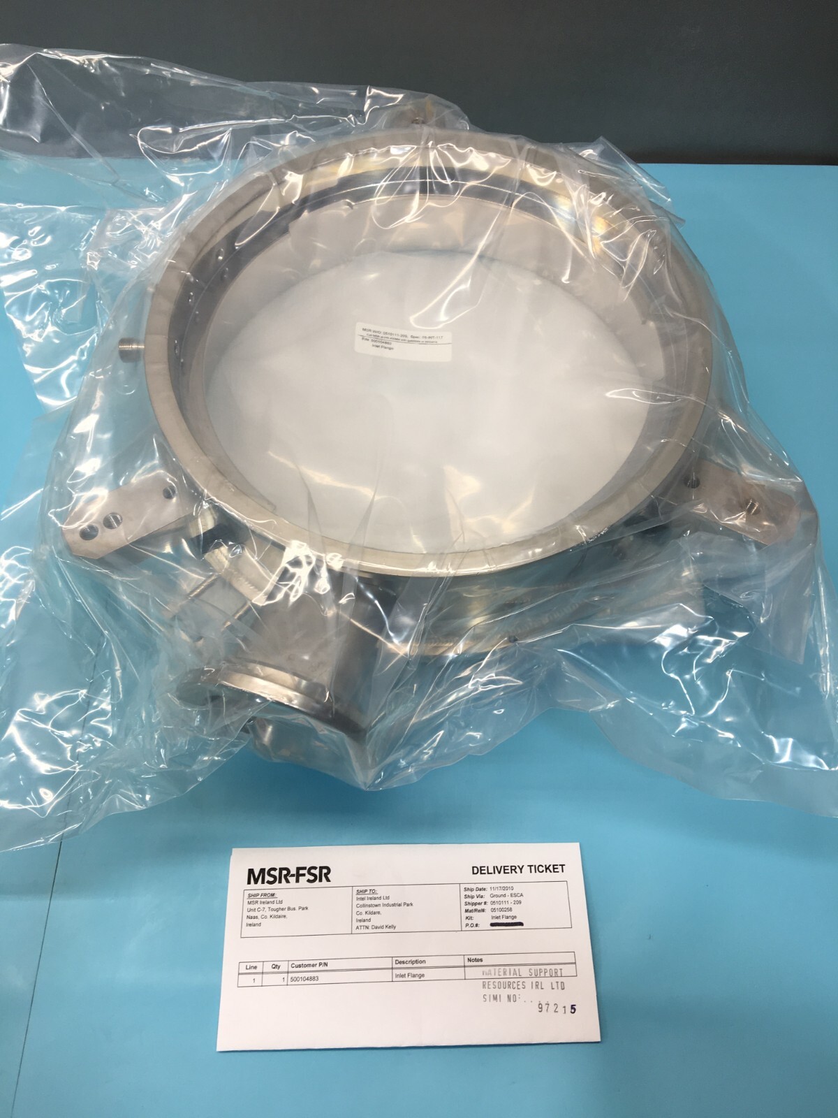 MSR-FSR 500104883 Inlet Flange, BTBAS, 118750