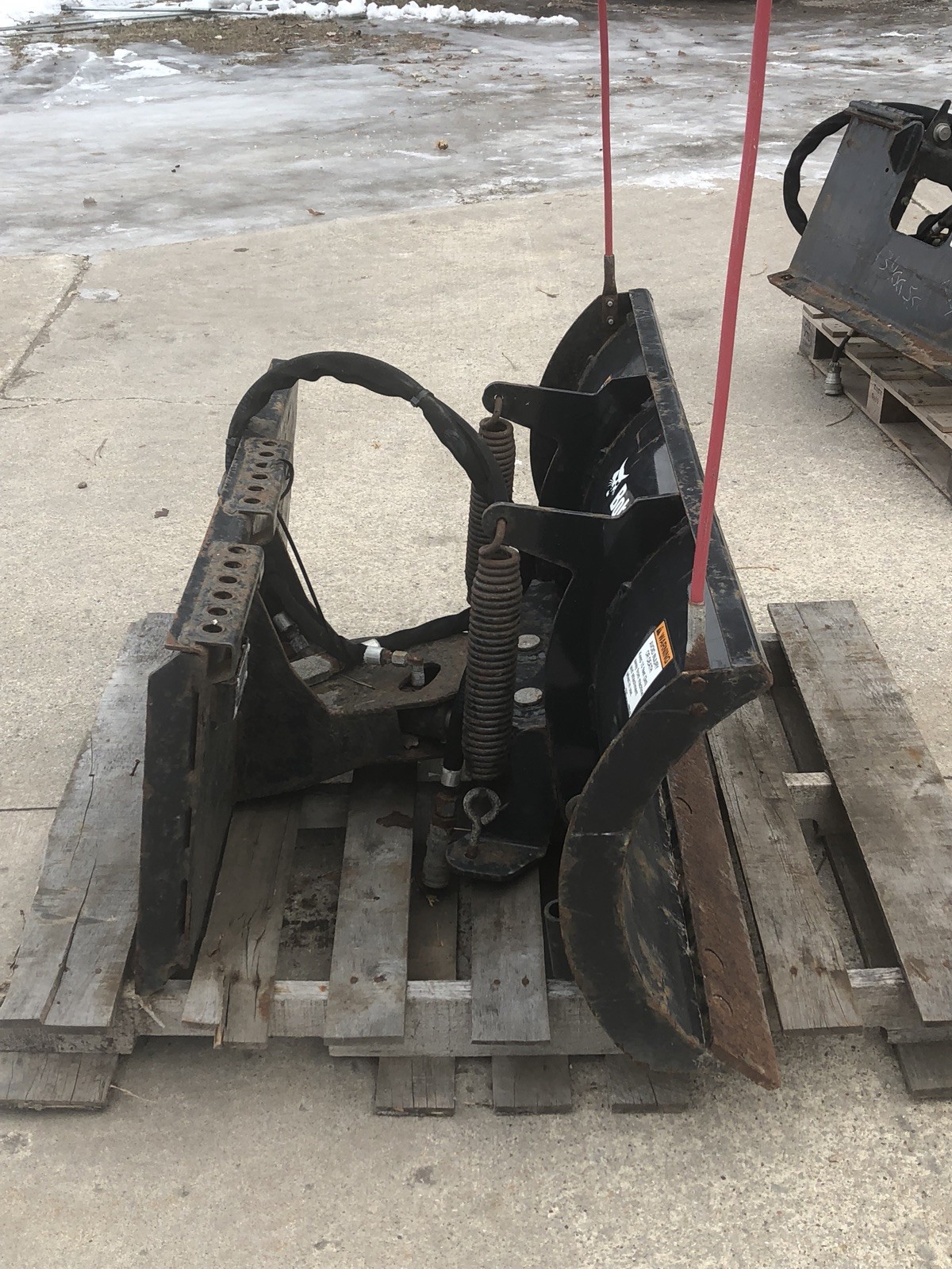 BOBCAT MODEL 48 UTILITY BLADE TOOLCAT Mini skid steer loader Snow Plow!