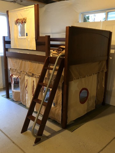 canopy full loft bed
