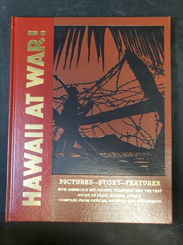 EASTON PRESS HAWAII AT WAR! PEARL HARBOR WWII PICTURES STORY FEATURES LEATHER 