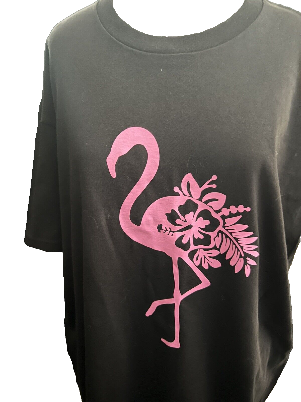 Tee Shirt unisex  Black~XL   short sleeve 100% Cotton ~Flami