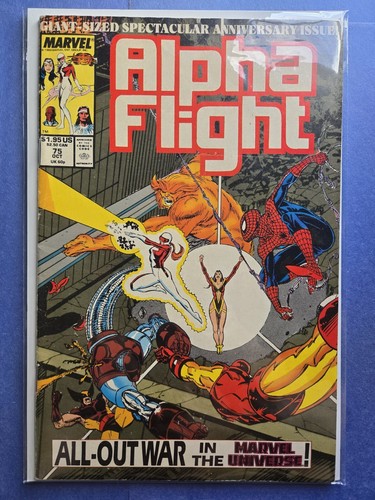 MARVEL COMICS - ALPHA FLIGHT - VOLUME 1 - # 75 - OCT 1989 - COPPER AGE