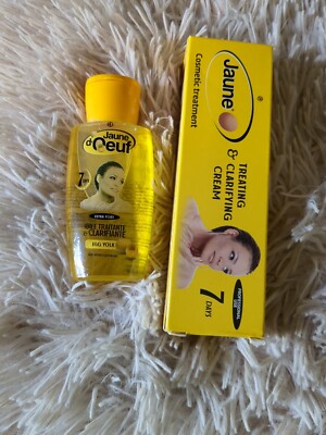 JAUNE D'OEUF EGG YOLK Treating Clarifying Cream And Oil